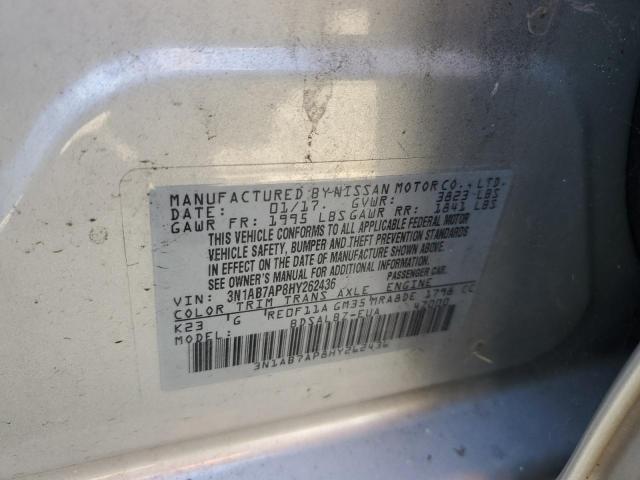 2017 NISSAN SENTRA S - 3N1AB7AP8HY262436