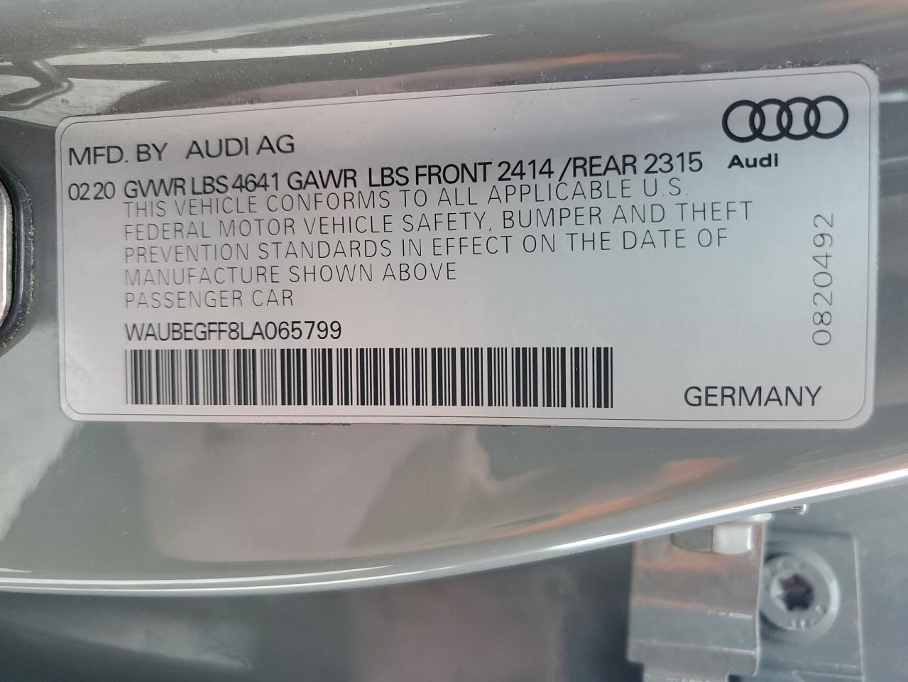 AUDI A3 S-LINE PREMIUM