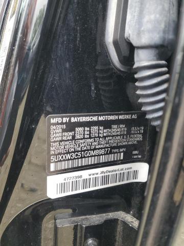 2016 BMW X4 XDRIVE2 5UXXW3C51G0M89877