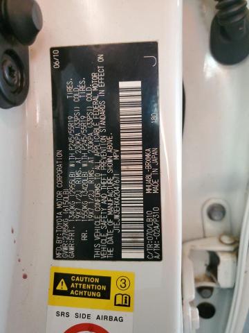 2010 TOYOTA HIGHLANDER HYBRID LIMITED - JTEJW3EHXA2047671