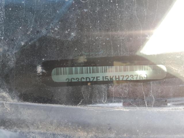 2019 DODGE CHALLENGER 2C3CDZFJ5KH723769