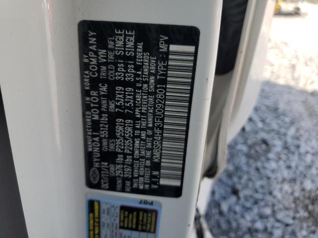 2015 HYUNDAI SANTA FE GLS KM8SR4HF3FU092801