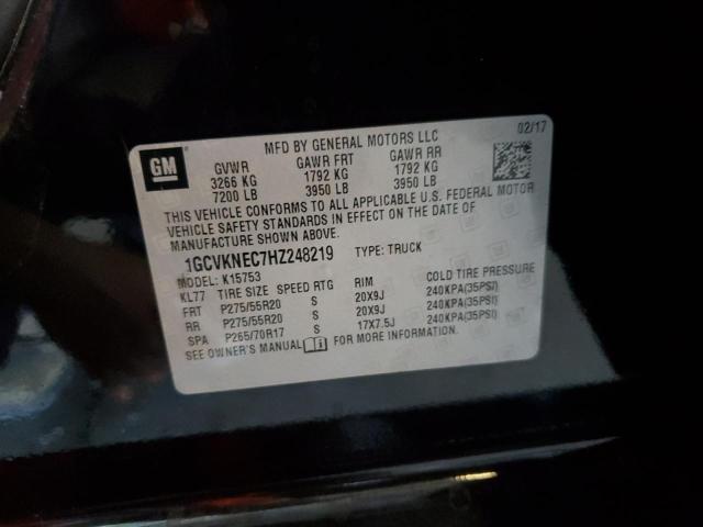 2017 CHEVROLET SILVERADO K1500 1GCVKNEC7HZ248219