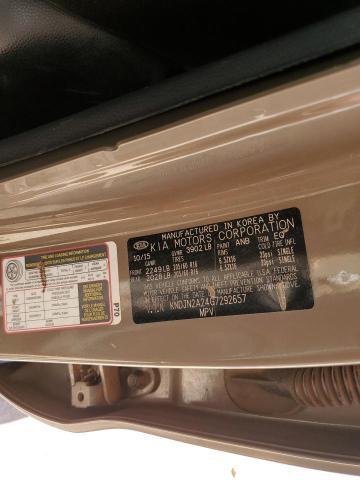 2016 KIA SOUL KNDJN2A24G7292657