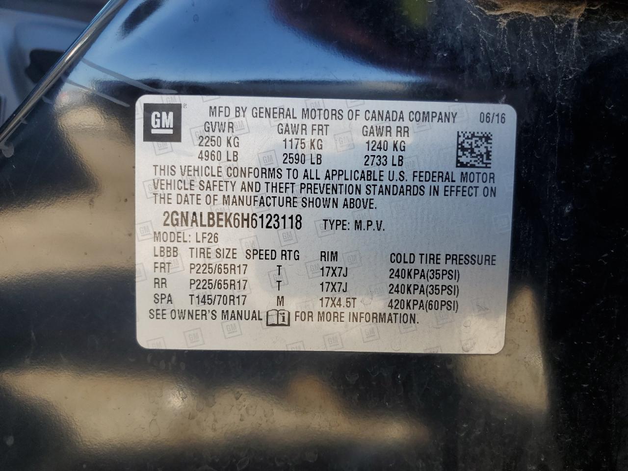 CHEVROLET EQUINOX LS