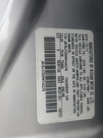 2017 NISSAN ROGUE SPOR JN1BJ1CR0HW144276