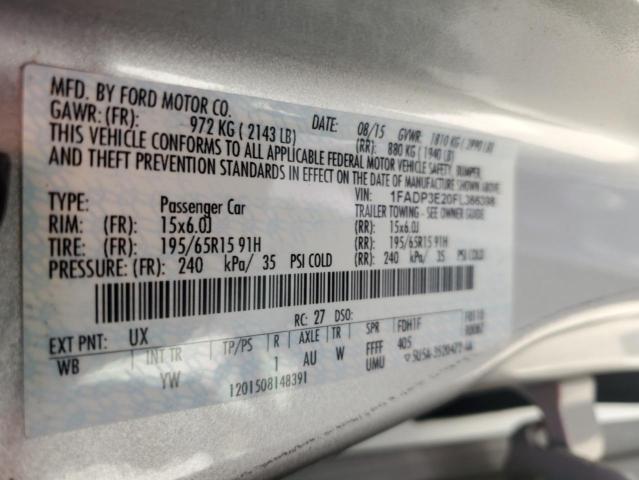 2015 FORD FOCUS S - 1FADP3E20FL366398