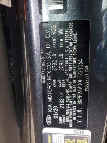 2020 KIA FORTE FE #3304769918