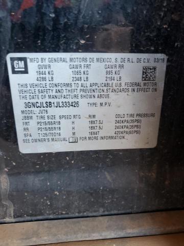 2018 CHEVROLET TRAX 1LT - 3GNCJLSB1JL333426