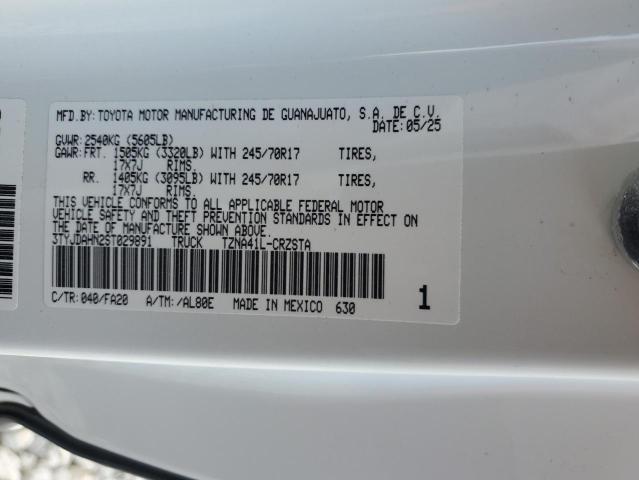 2025 TOYOTA TACOMA XTRACAB 3TYJDAHN2ST029891