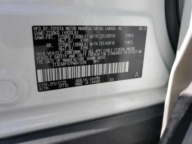 2023 TOYOTA RAV4 XSE 2T3E6RFV7PW041209
