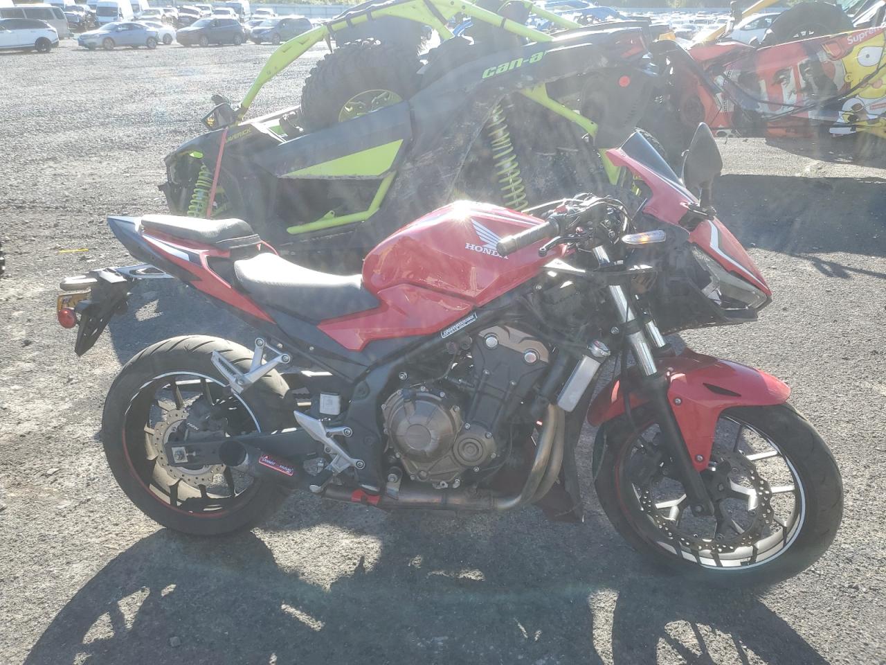 Lot #3292440704 2019 HONDA CBR500 R