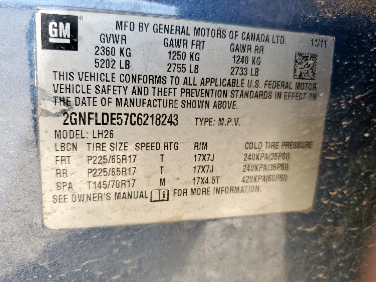 CHEVROLET EQUINOX LT