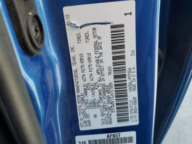 2018 TOYOTA TUNDRA CRE 5TFDW5F13JX717899