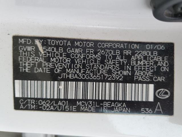 2006 LEXUS ES 330 #3246882504