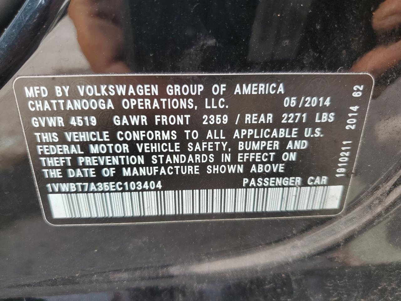 VOLKSWAGEN PASSAT SE