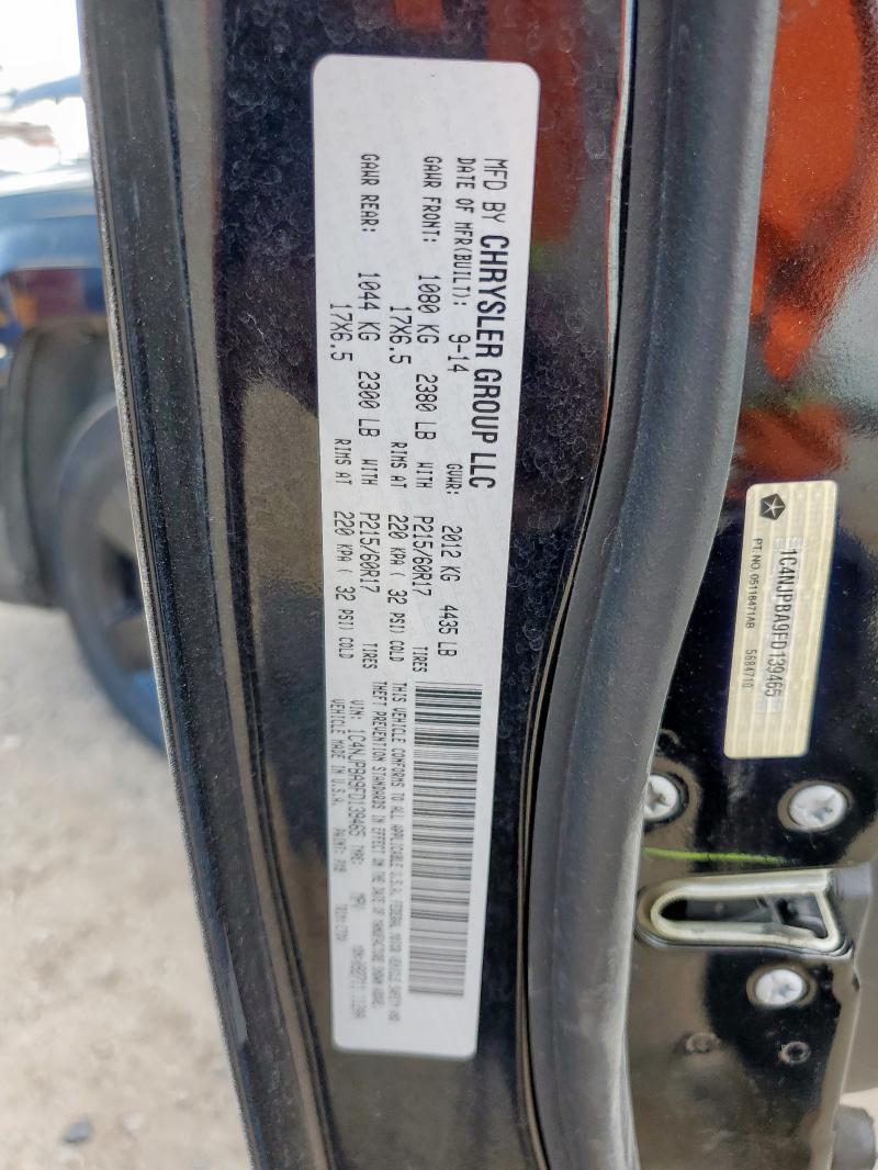 2015 JEEP PATRIOT SP 1C4NJPBA9FD139465