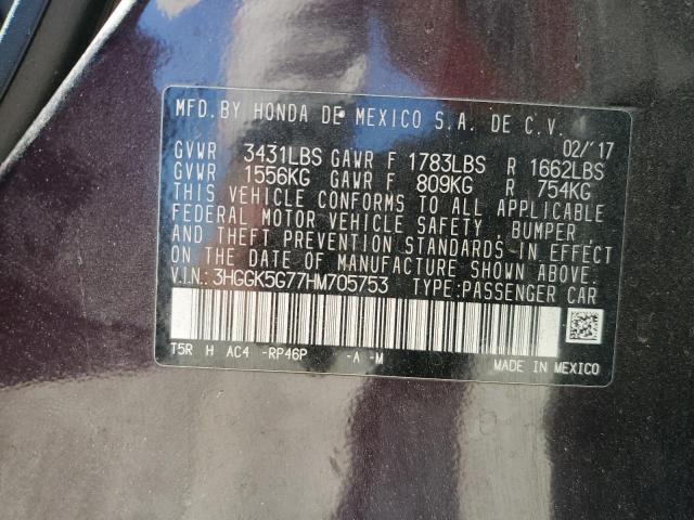 2017 HONDA FIT EX 3HGGK5G77HM705753