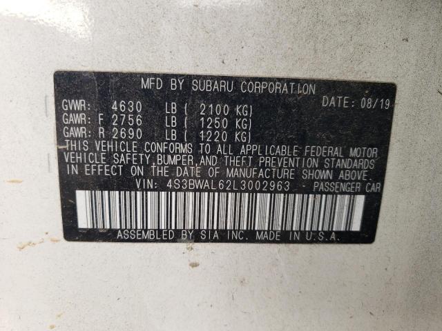 2020 SUBARU LEGACY LIM 4S3BWAL62L3002963