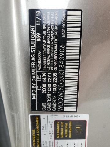 2019 MERCEDES-BENZ C 300 - WDDWJ8DBXKF843906