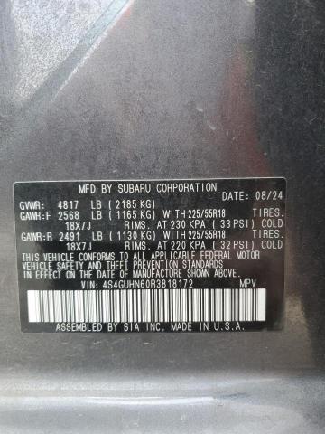 2024 SUBARU CROSSTREK 4S4GUHN60R3818172