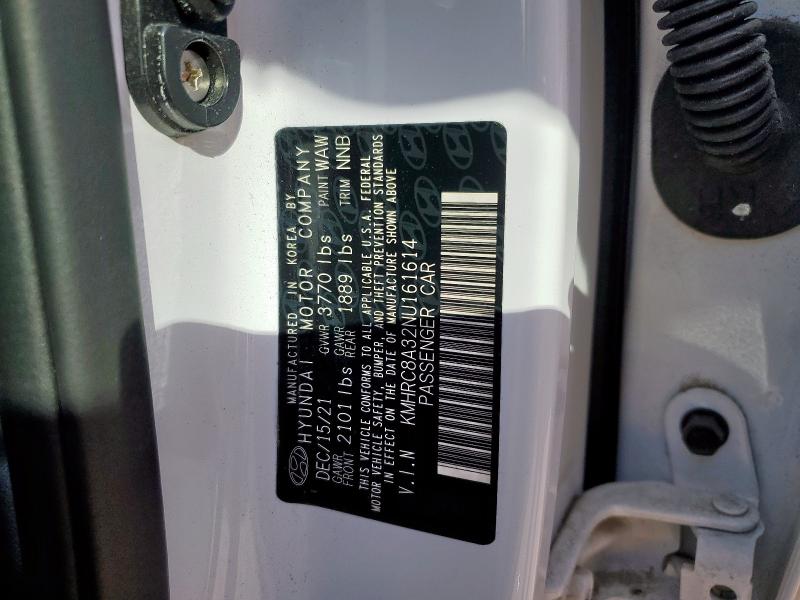 2022 HYUNDAI VENUE SEL - KMHRC8A32NU161614