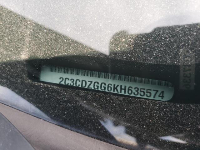 2019 DODGE CHALLENGER 2C3CDZGG6KH635574