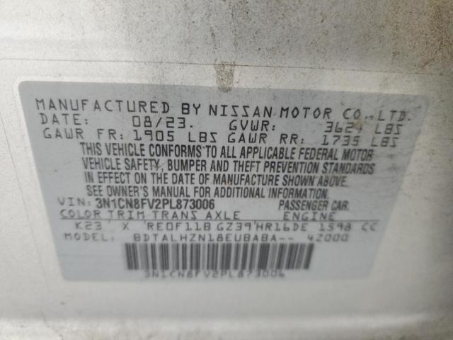 2023 NISSAN VERSA SR 3N1CN8FV2PL873006