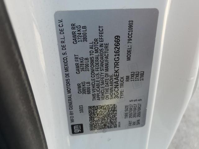 2024 CHEVROLET SILVERADO - 3GCNAAEK7RG162669