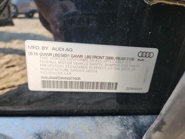 2017 AUDI A8 L QUATT WAU44AFDXHN007605