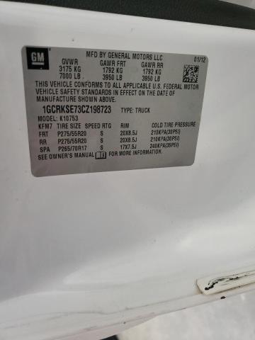 2012 CHEVROLET SILVERADO K1500 LT #3317937907