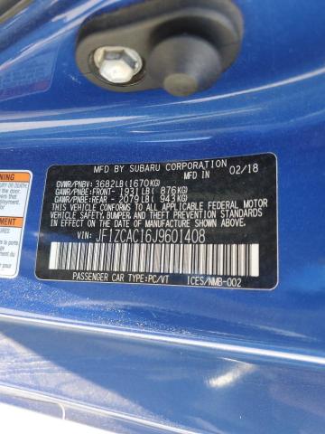 2018 SUBARU BRZ 2.0 LI JF1ZCAC16J9601408