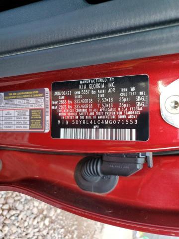 2021 KIA SORENTO S - 5XYRL4LC4MG071553