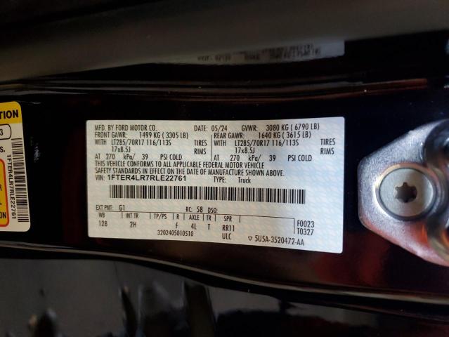 2024 FORD RANGER RAP 1FTER4LR7RLE22761