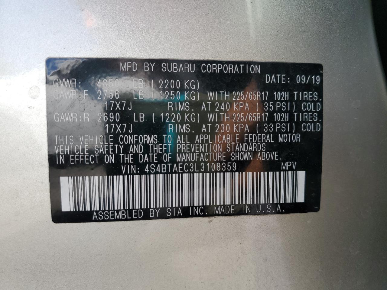 SUBARU OUTBACK PREMIUM