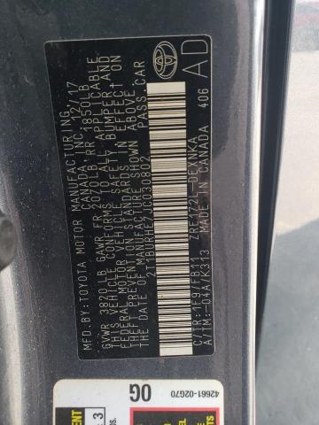 2018 TOYOTA COROLLA L 2T1BURHE7JC030802