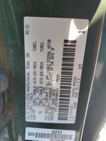 2022 TOYOTA TUNDRA CREWMAX SR5 5TFLA5EC8NX004161