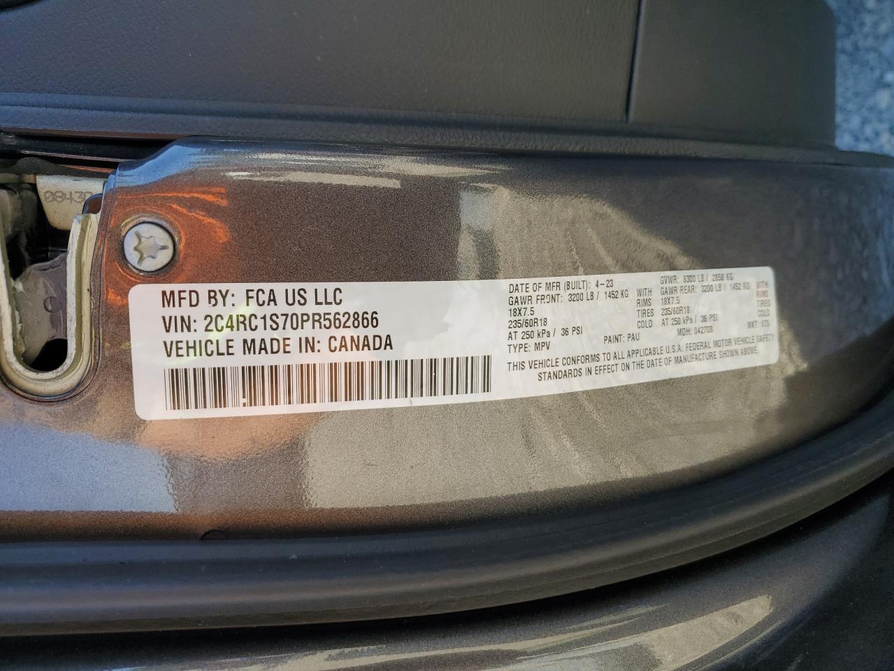 CHRYSLER PACIFICA HYBRID LIMITED