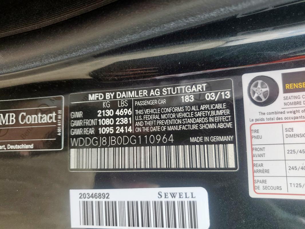 2013 MERCEDES-BENZ C 350 4MAT - WDDGJ8JB0DG110964