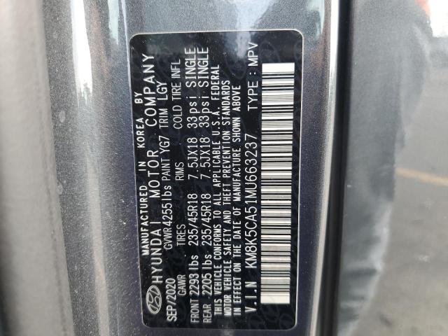 2021 HYUNDAI KONA ULTIM KM8K5CA51MU663237
