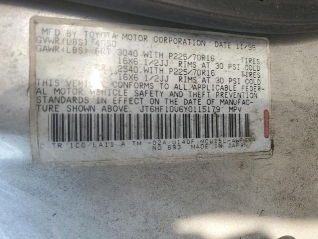 2000 LEXUS RX 300 #3297873787