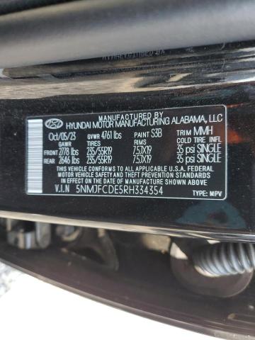 2024 HYUNDAI TUCSON SEL - 5NMJFCDE5RH334354