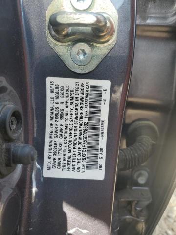 2016 HONDA CIVIC EXL #3303869760