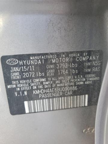 2011 HYUNDAI ELANTRA GL #3301805348