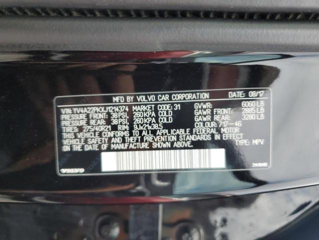 2018 VOLVO XC90 T6 YV4A22PKXJ1214374