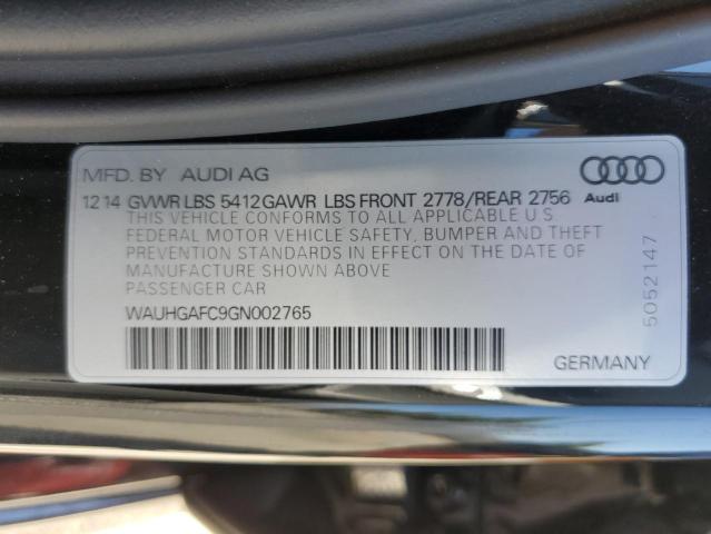 2016 AUDI A6 PRESTIGE WAUHGAFC9GN002765