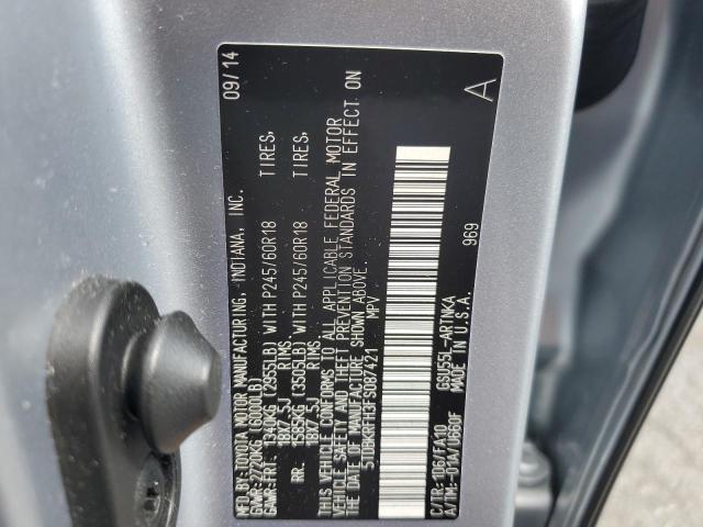 2015 TOYOTA HIGHLANDER LE 5TDBKRFH3FS087421