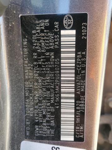 2023 TOYOTA CAMRY XSE 4T1K61AK2PU080705