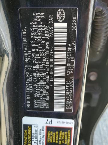 2015 TOYOTA CAMRY LE 4T1BF1FK1FU007445