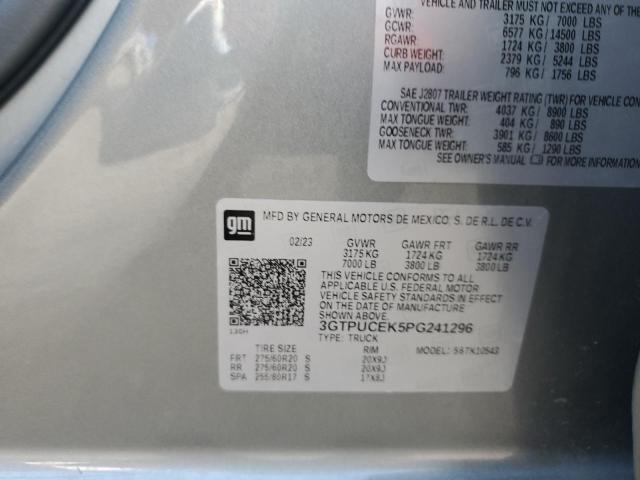 2023 GMC SIERRA K15 3GTPUCEK5PG241296